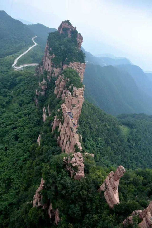 【龙】九女峰嶂石岩爬山逃票逛景区